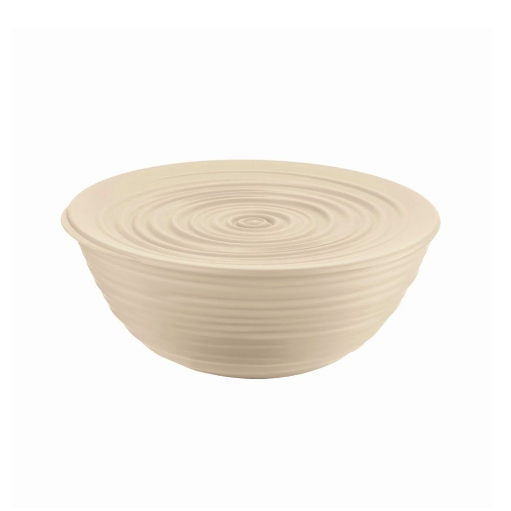 TAUPE M BOWL WITH LID TIERRA
