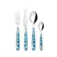 #24PC SET CUTLERY BLUES