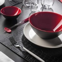 RED 24 PIECE CUTLERY SET MY FUSION