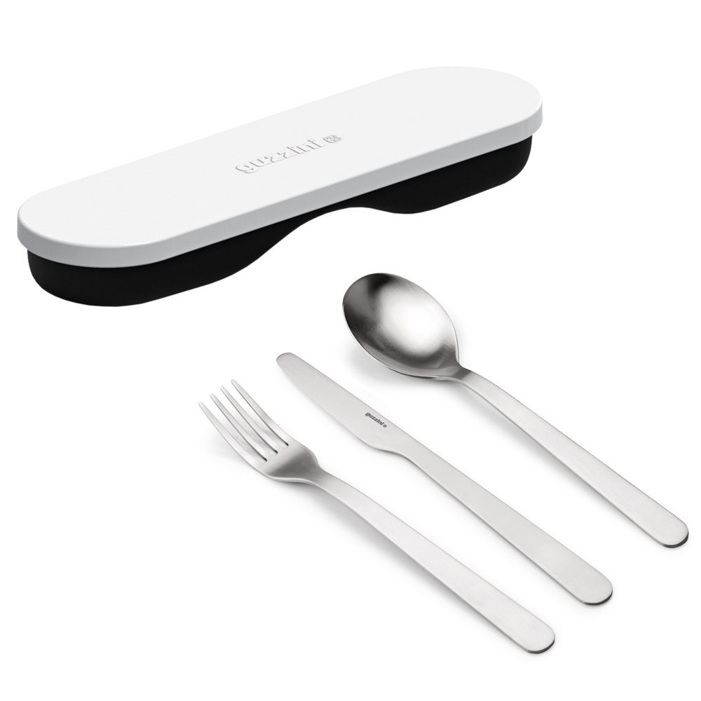 WHITE TRAVEL CUTLERY STORE&GO