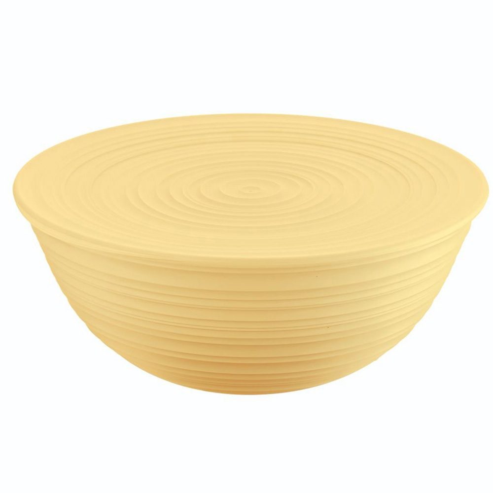 MUSTARD YELLOW XL BOWL WITH LID TIERRA