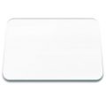 WHITE 50 X 40CM LARGE GLASS WORKTOP PROTECTOR
