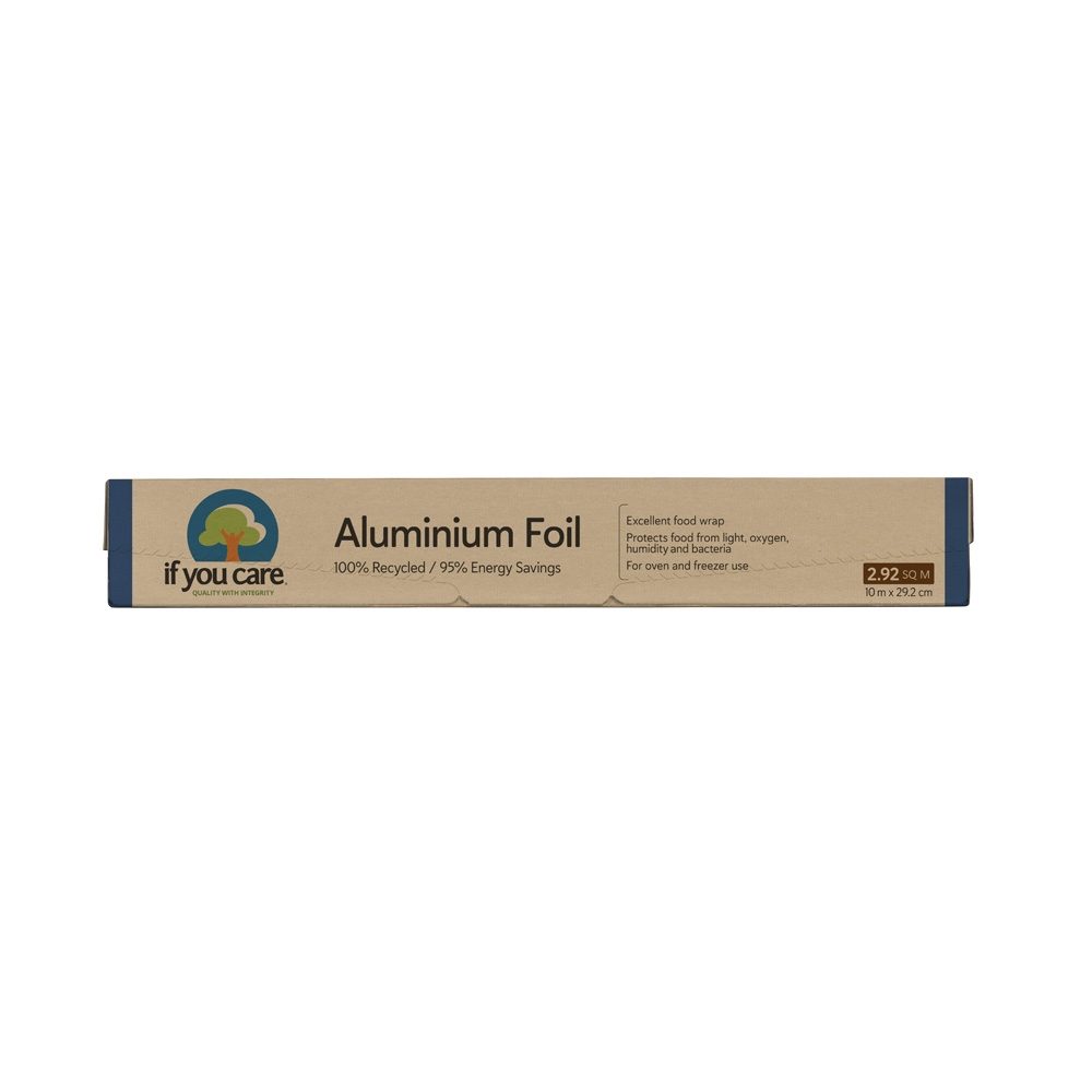IF YOU CARE RECYCLED ALUMINIUM FOIL