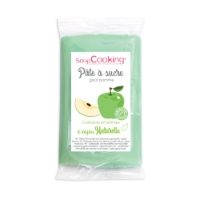GREEN  APPLE FLAVOUR SUGAR PASTE ICING 250G
