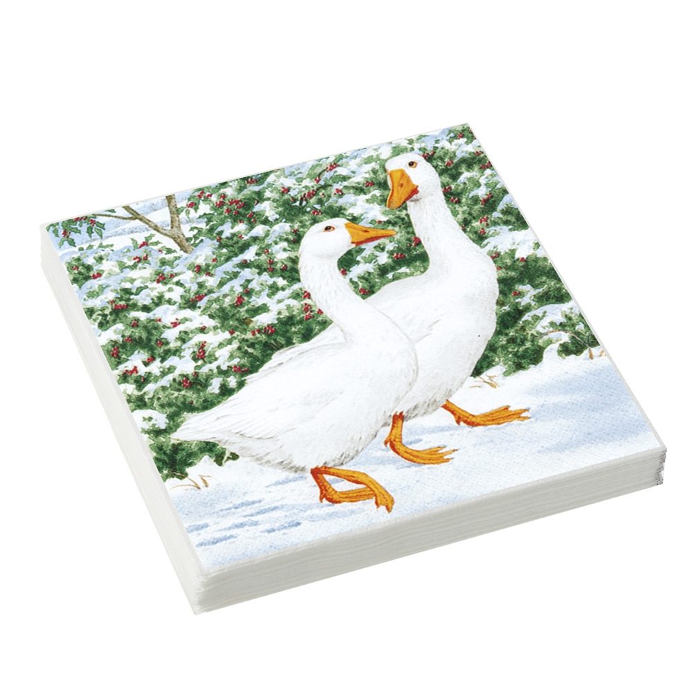 GEESE COUPLE NAPKINS 