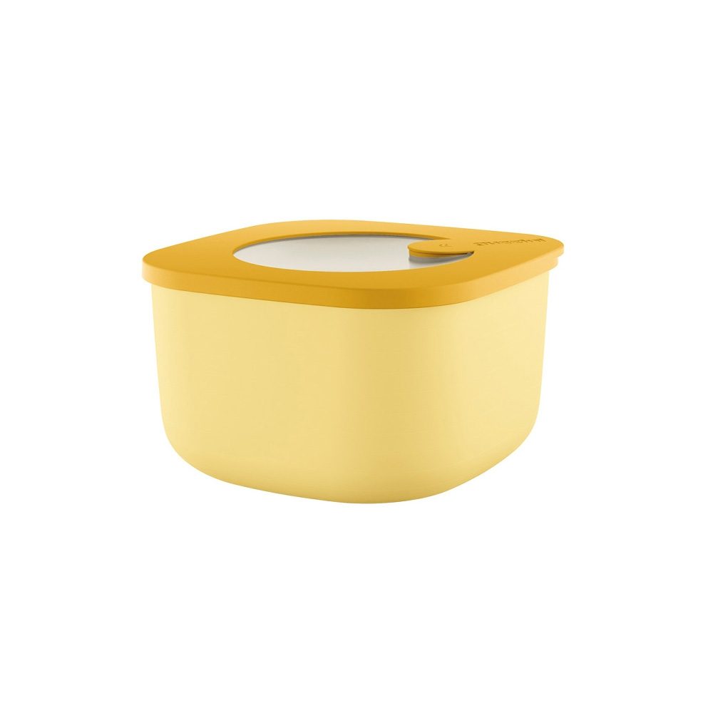 STORE & MORE OCHRE SHALLOW CONTAINER 450ML