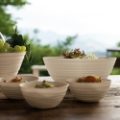L BOWL TIERRA MILK WHITE