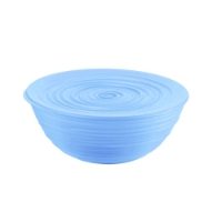 POWDER BLUE M BOWL WITH LID TIERRA