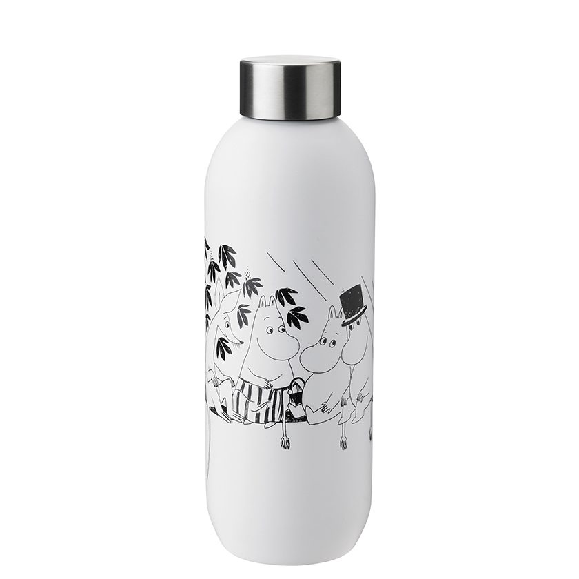 KEEP COOL DRINKING BOTTLE, 0.75 L. - SOFT WHITE - MOOMIN