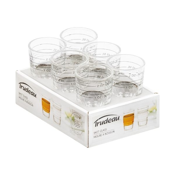 MEASURING SHOT GLASSES 6PC CDU - Eddingtons