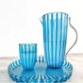  DOLCE VITA TURQUOISE PITCHER WITH LID 