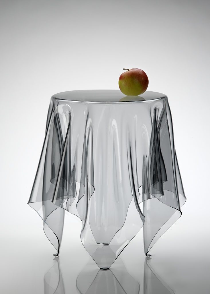 #32x56CM TALL TABLE ILLUSION CLEAR