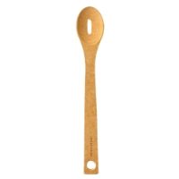 NATURAL WOOD FIBRE SLOTTED SPOON