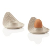SET OF 2 EGG CUPS CLAY