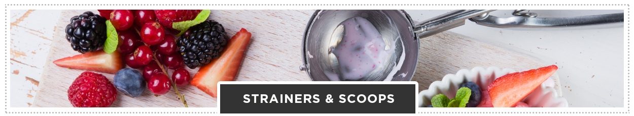strainers & scoops
