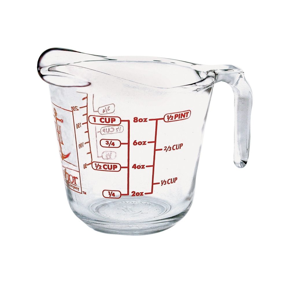GLASS MEASURING CUP 250ML