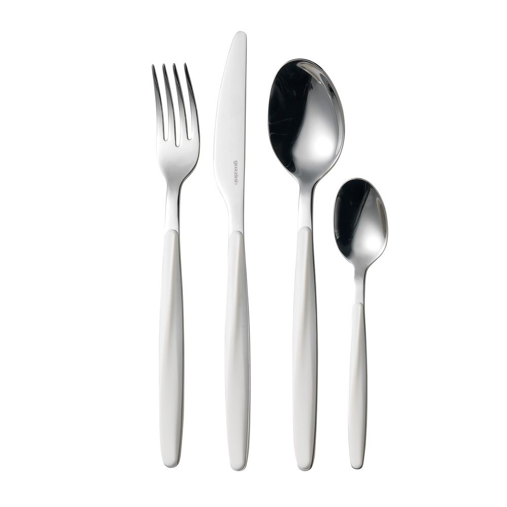 WHITE 24 PIECE CUTLERY SET MY FUSION