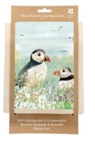 NATIONALTRUST PUFFIN PLANT BASED CLEANING CLOTHS SET OF 2