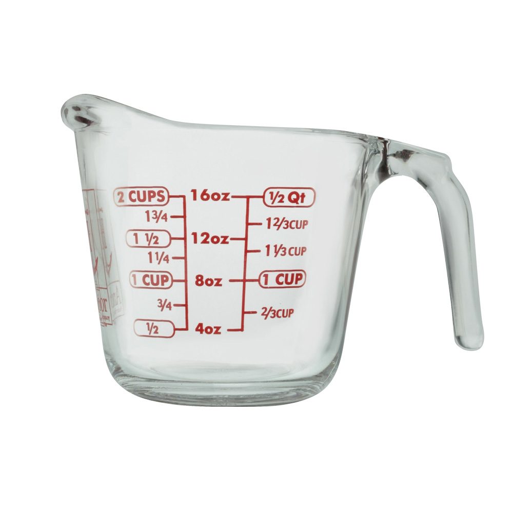 GLASS MEASURING CUP 500ML