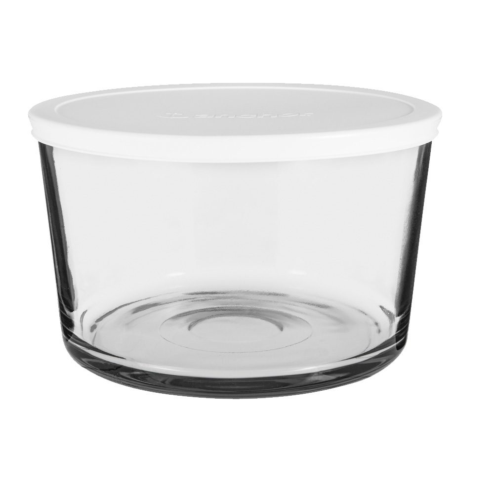 2L PARTY BOWL WITH PLASTIC LID