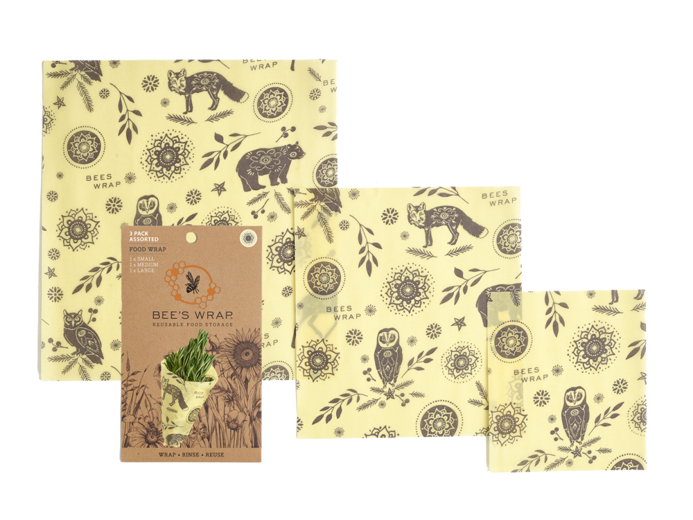 BEES WRAP INTO THE WOODS 3 PACK ASSORTED