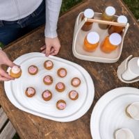 MILK WHITE L TRAY