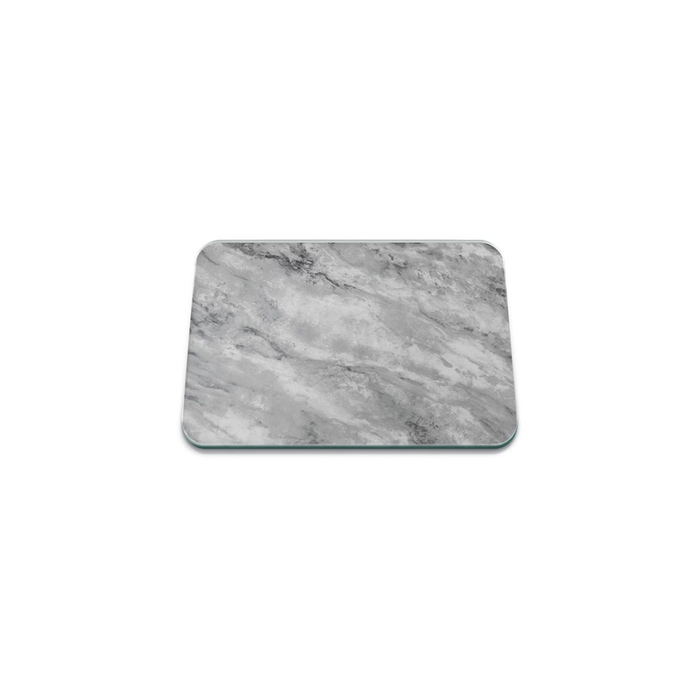 MARBLE 30 x 22CM SMALL GLASS WORKTOP PROTECTOR