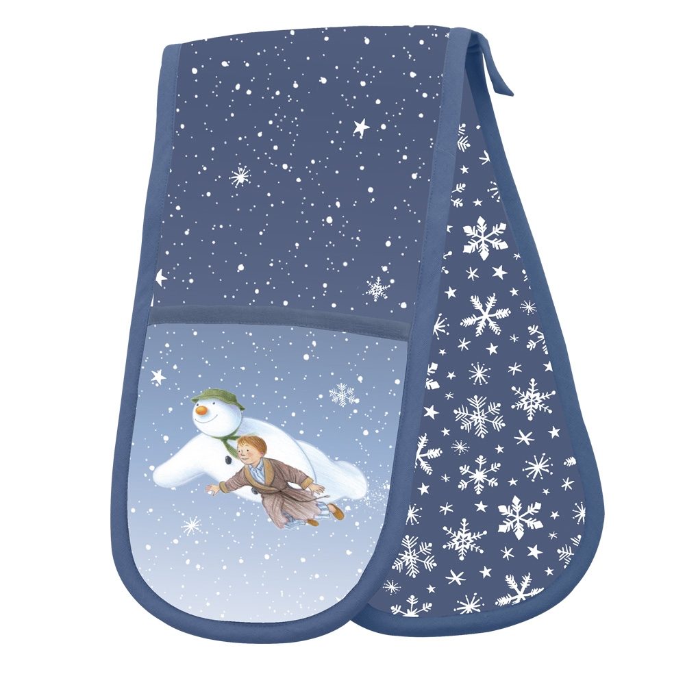 THE SNOWMAN DOUBLE OVEN GLOVE