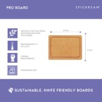 PRO STEAK BOARD WITH GROOVE NATURAL