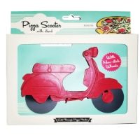 PIZZA SCOOTER CUTTER RED