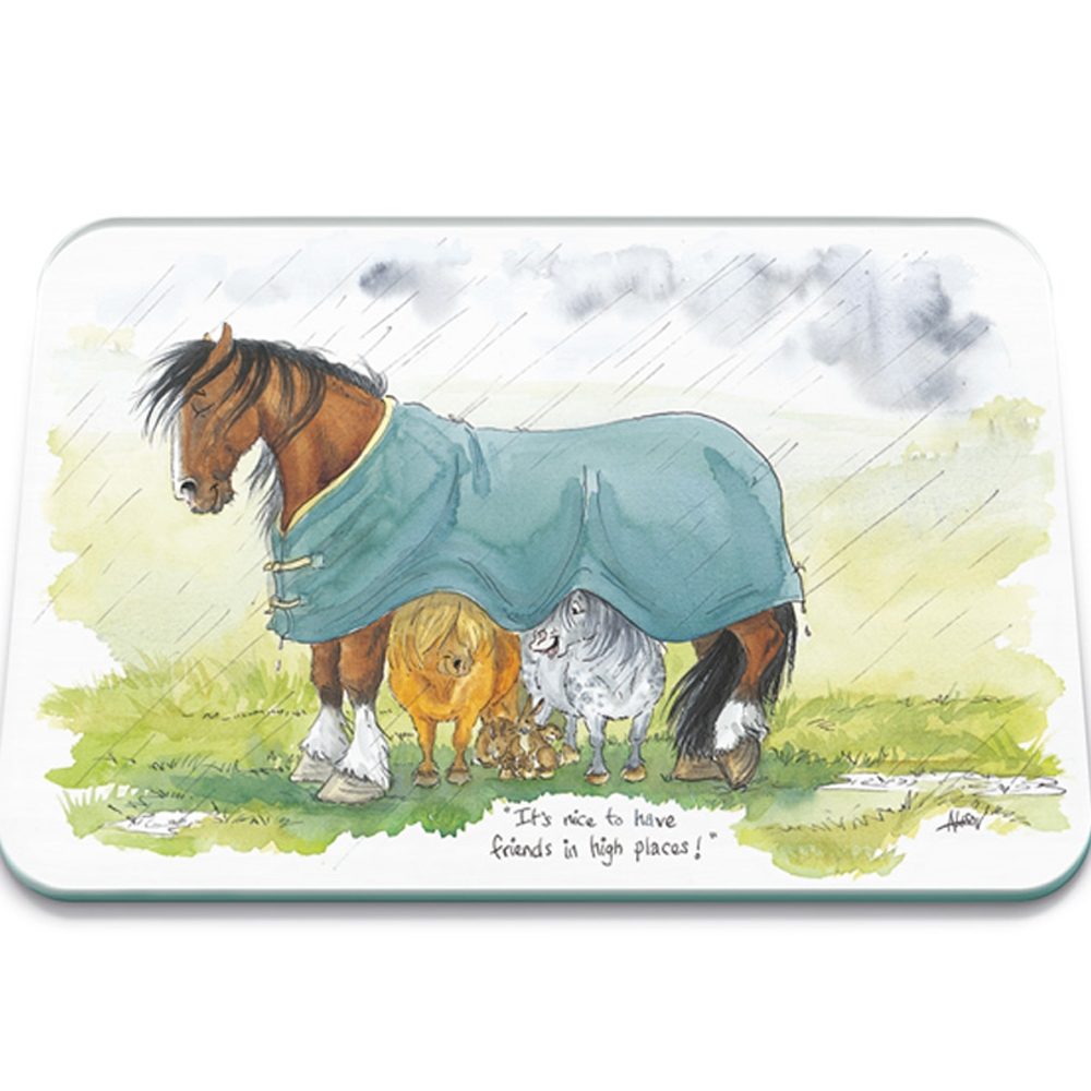 NICE TO HAVE FRIENDS GLASS WORKTOP PROTECTOR LARGE 50X40CM