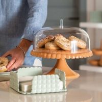 CLEAR TABLE NAPKIN HOLDER TIFFANY