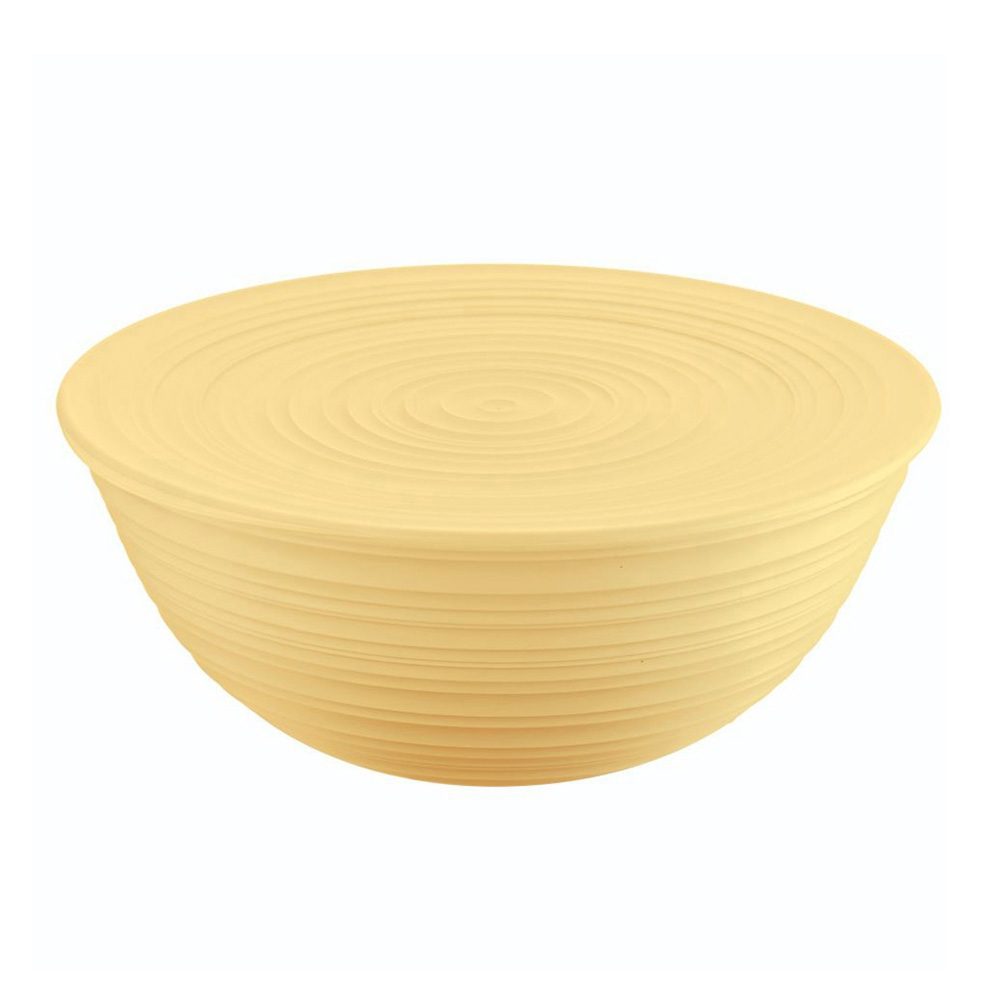 MUSTARD YELLOW L BOWL WITH LID TIERRA