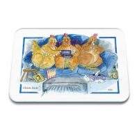 CHICK FLICK GLASS WORKTOP PROTECTOR LARGE 50X40CM