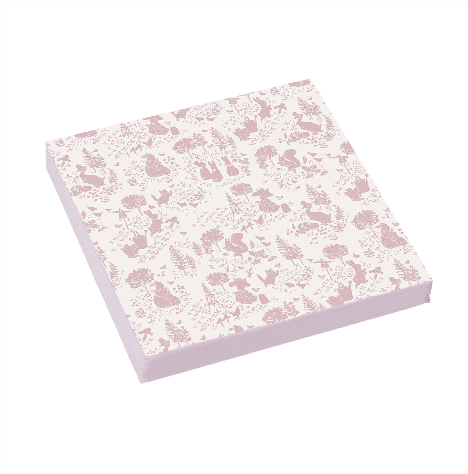 PETER RABBIT CLASSIC PINK 3PLY PAPER NAPKINS