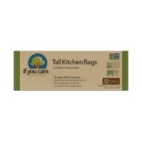 IF YOU CARE 13 GALLON COMPOSTABLE TALL KITCHEN BAGS