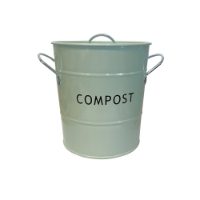 COMPOST PAIL, DUCK EGG BLUE