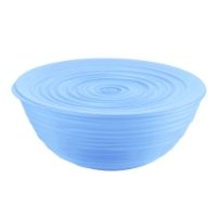 POWDER BLUE L BOWL WITH LID TIERRA
