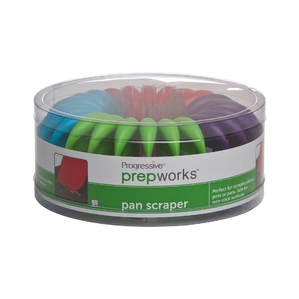 Prepworks GT-3300CDP Pan Scraper, Nylon/TPL, Red/Green/Pu