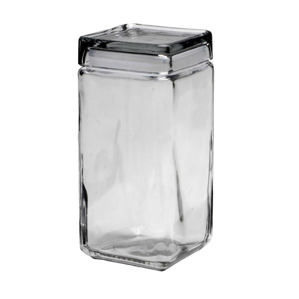 STACKABLE GLASS BOX JAR 2.3L