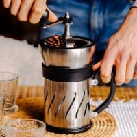 PARIS 15CM COFFEE AND FRENCH PRESS STAINLESS STEEL FINISH