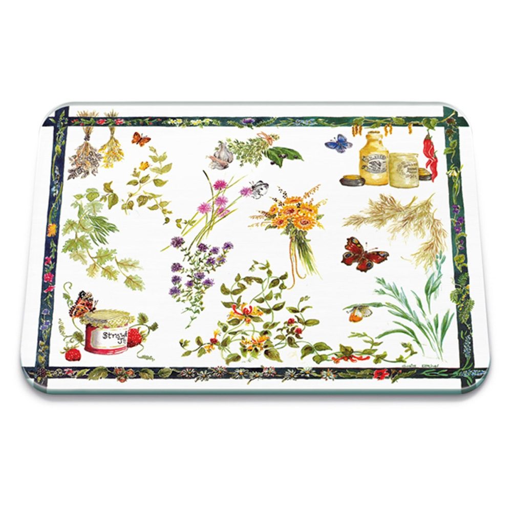 COUNTRY KITCHEN GLASS BOARD LARGE
