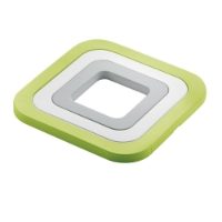APPLE GREEN SET OF 3 TRIVETS 3 IN 1