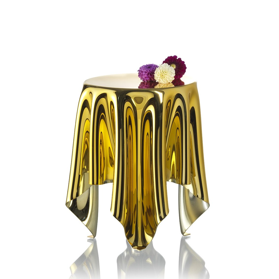 #32CM TOP ILLUSION TABLE GOLD