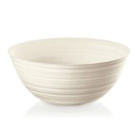 L BOWL TIERRA MILK WHITE