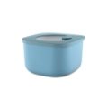 MATT MID BLUE SHALLOW AIRTIGHT CONTAINERS 450CC STORE&MORE
