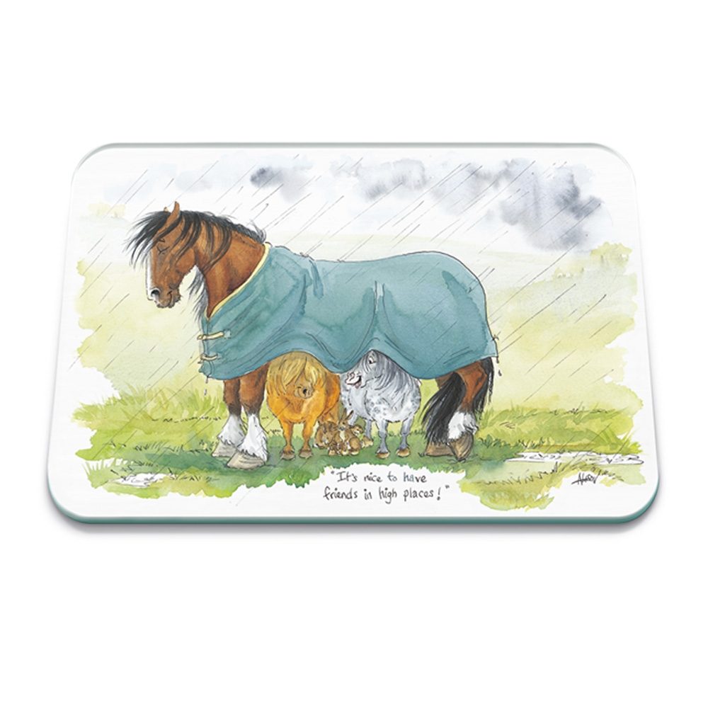 NICE TO HAVE FRIENDS GLASS WORKTOP PROTECTOR MEDIUM 40X30CM