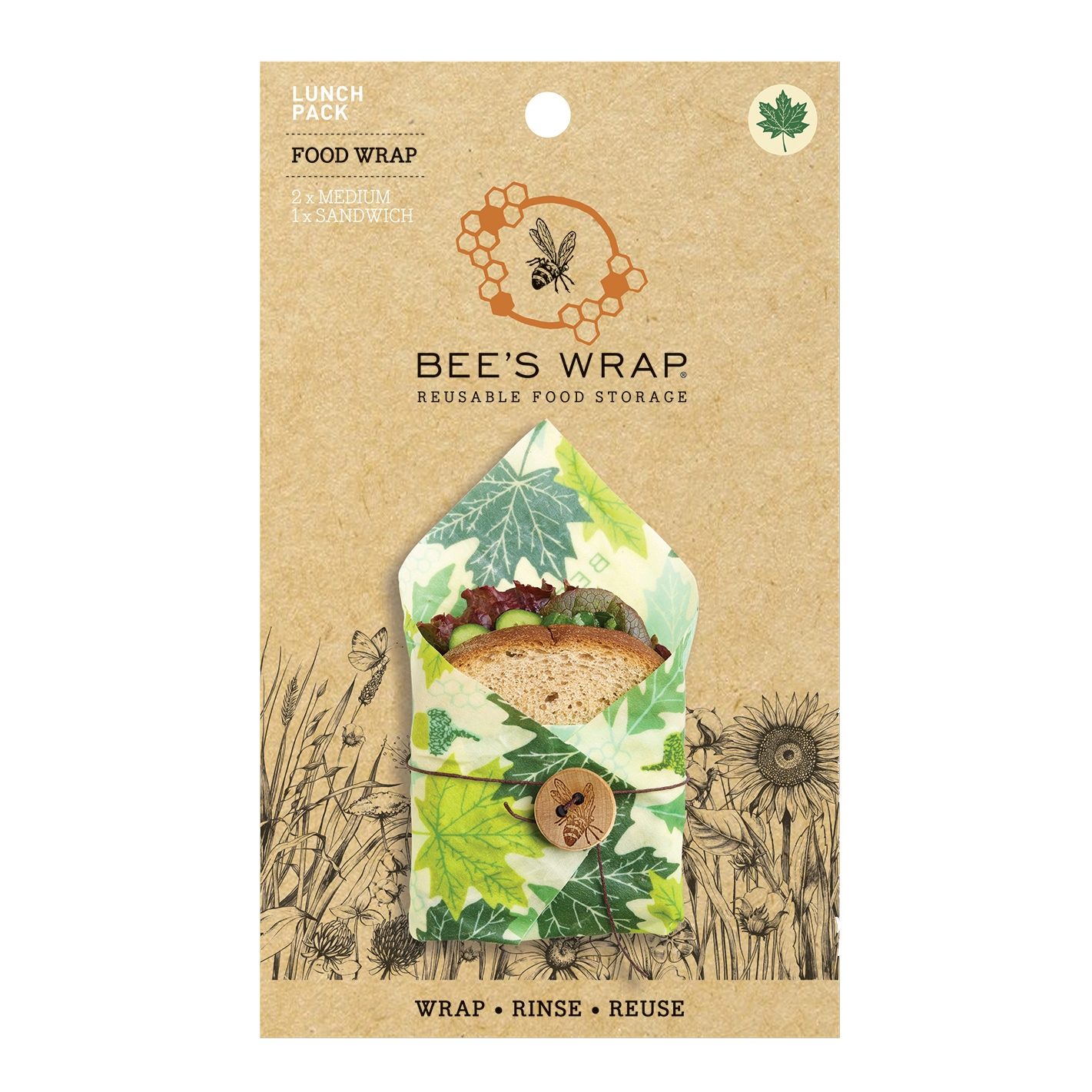 BEESWRAP FOREST FLOOR LUNCH PACK