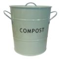 COMPOST PAIL, DUCK EGG BLUE