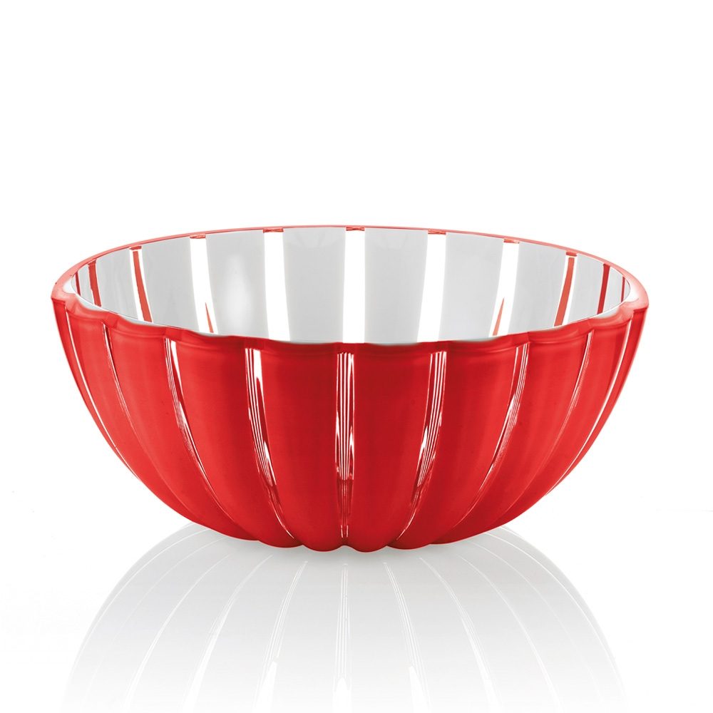 GRACE CLEAR RED BOWL 30CM